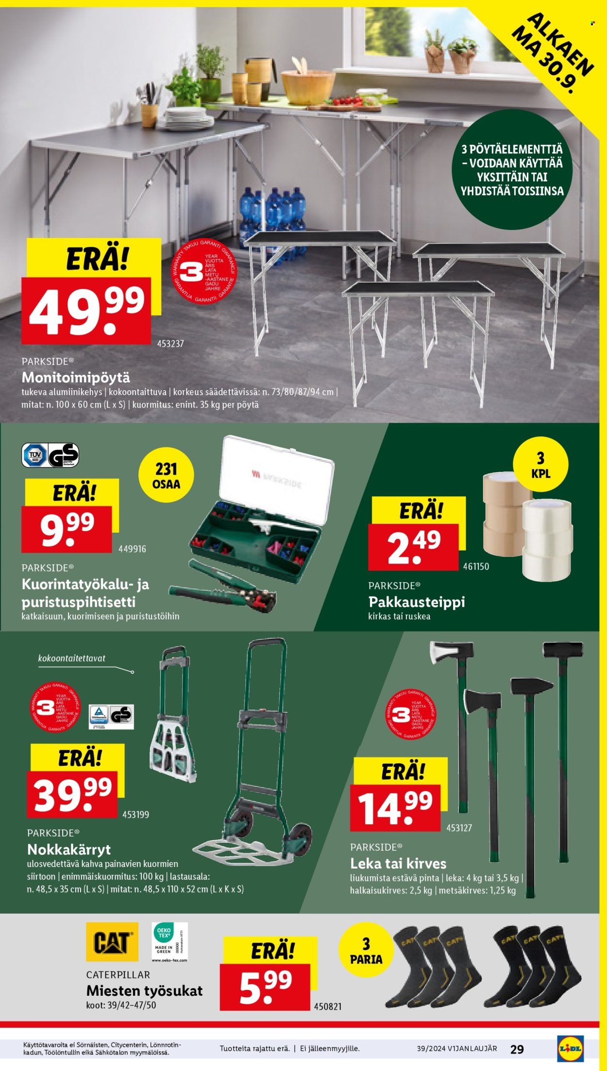 Lidl tarjoukset - 26.09.2024 - 02.10.2024. Sivu 33