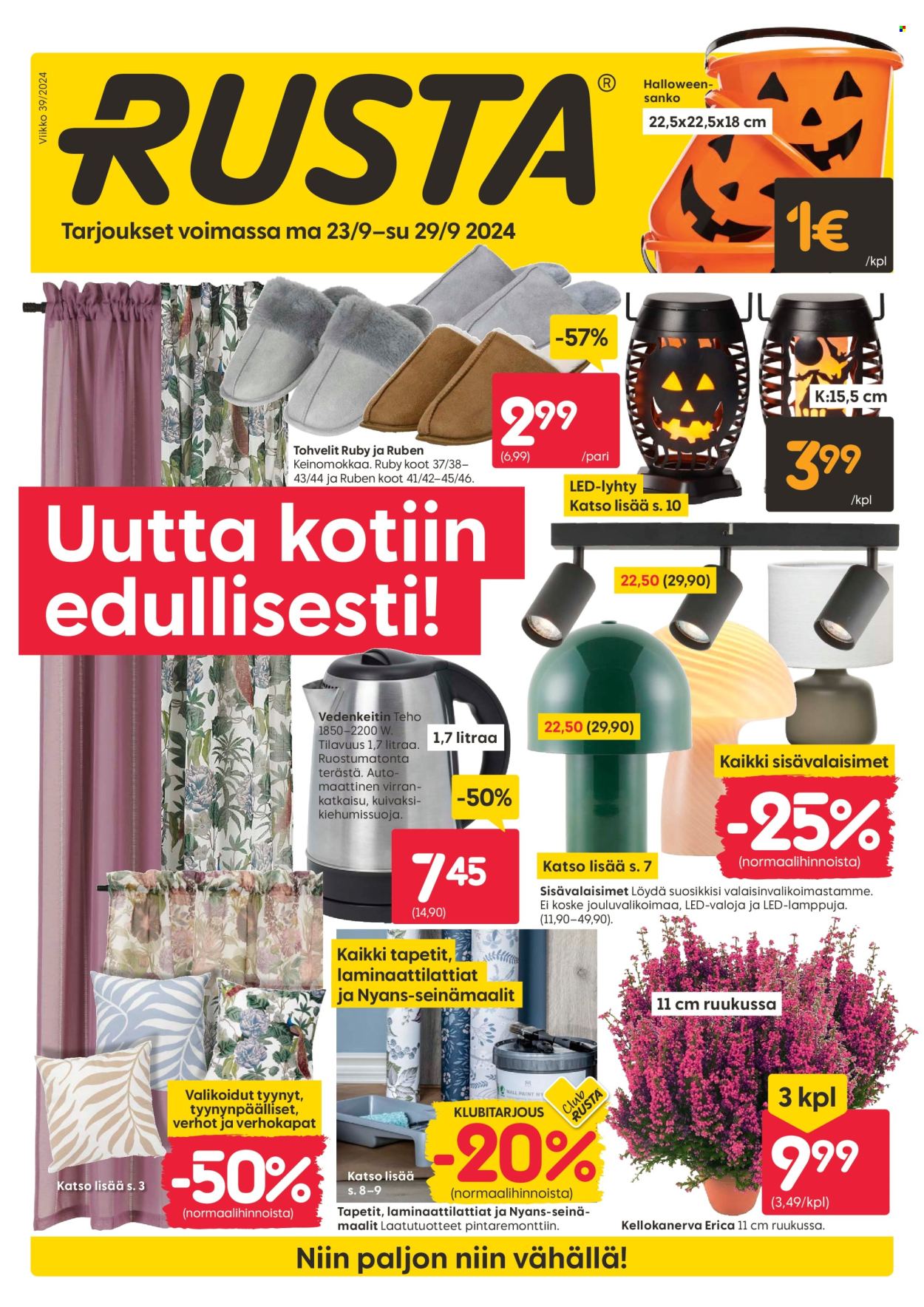 Rusta tarjoukset - 23.09.2024 - 29.09.2024. Sivu 1