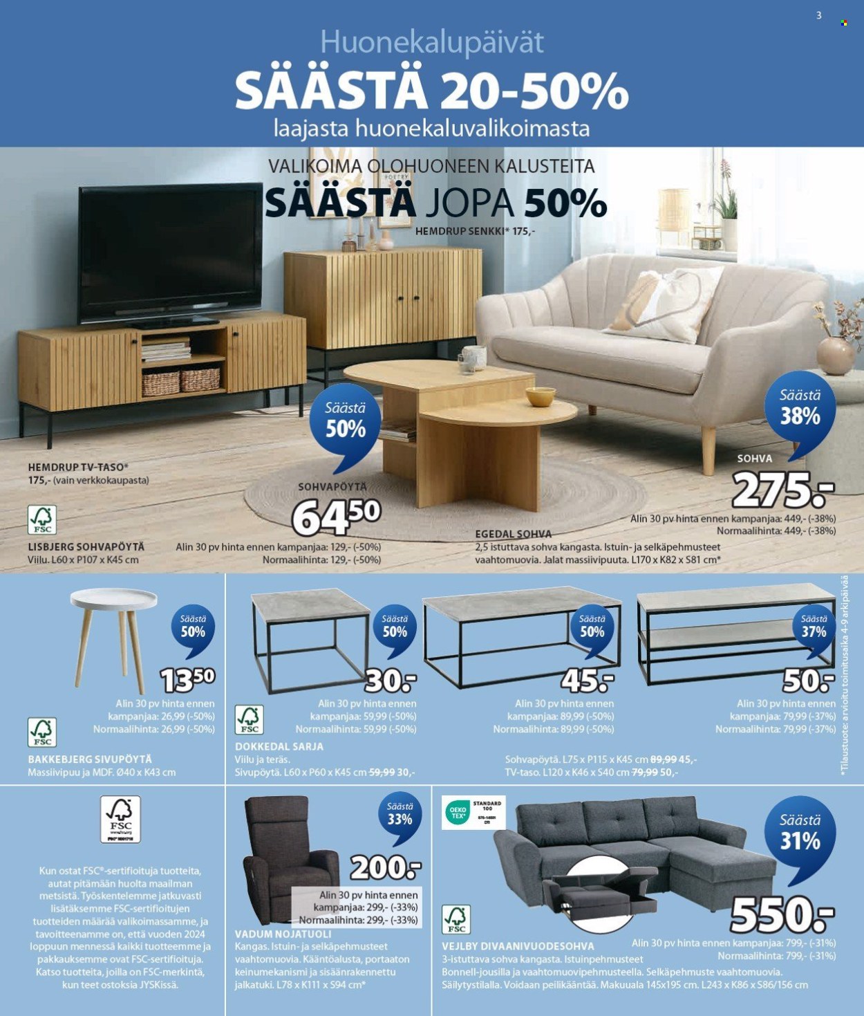 JYSK tarjoukset - 23.09.2024 - 06.10.2024. Sivu 4