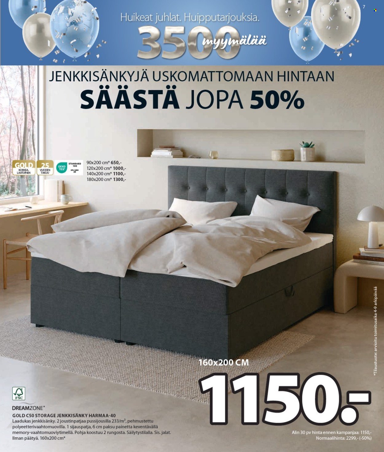 JYSK tarjoukset - 23.09.2024 - 06.10.2024. Sivu 8