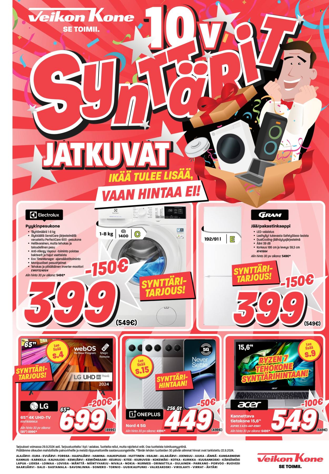 Veikon Kone tarjoukset - 23.09.2024 - 29.09.2024. Sivu 1