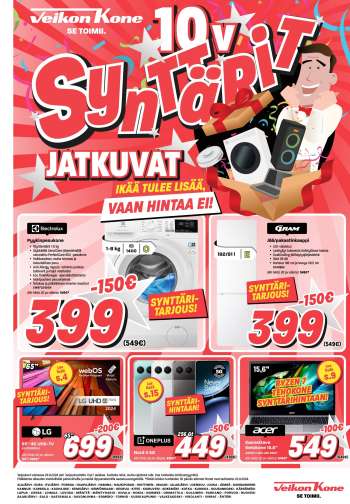 Veikon Kone tarjoukset  - 23.09.2024 - 29.09.2024.