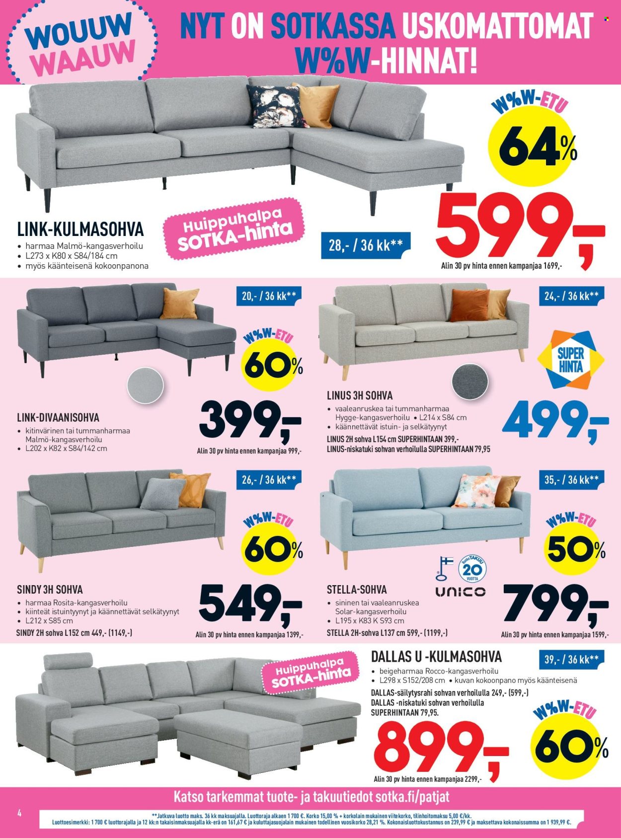 Sotka tarjoukset. Sivu 4