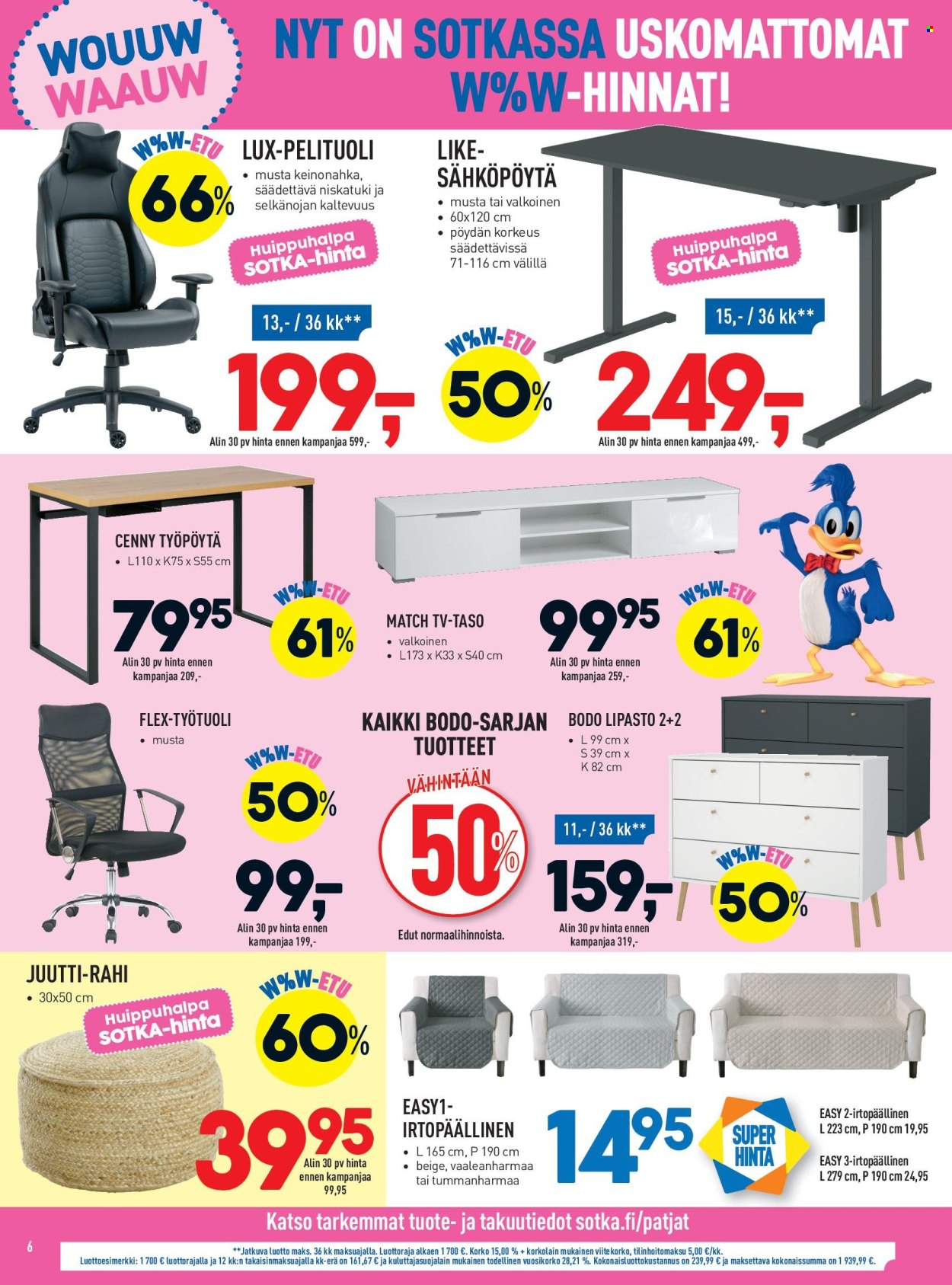 Sotka tarjoukset. Sivu 6