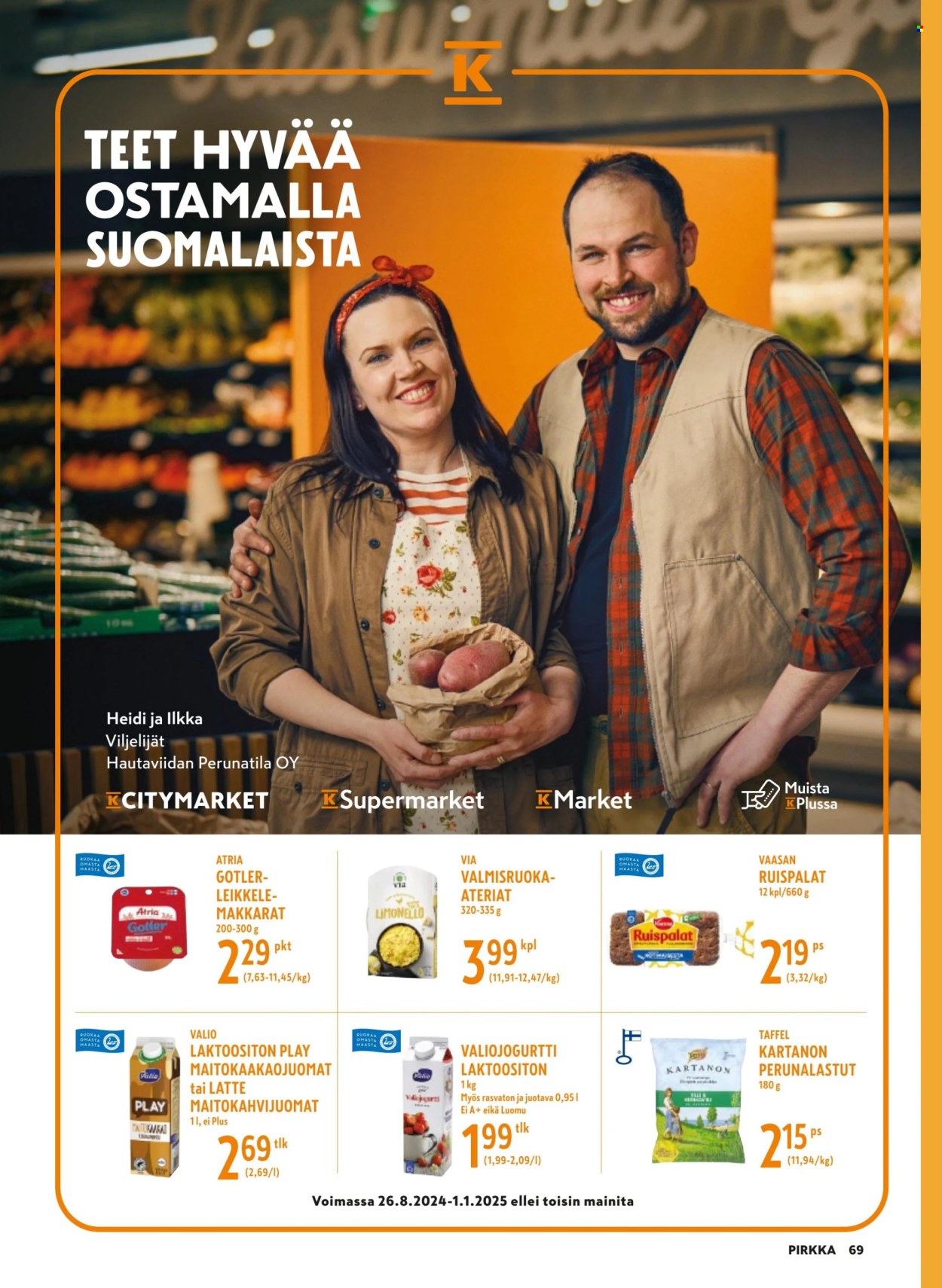 K-market tarjoukset - 25.09.2024 - 26.11.2024. Sivu 69
