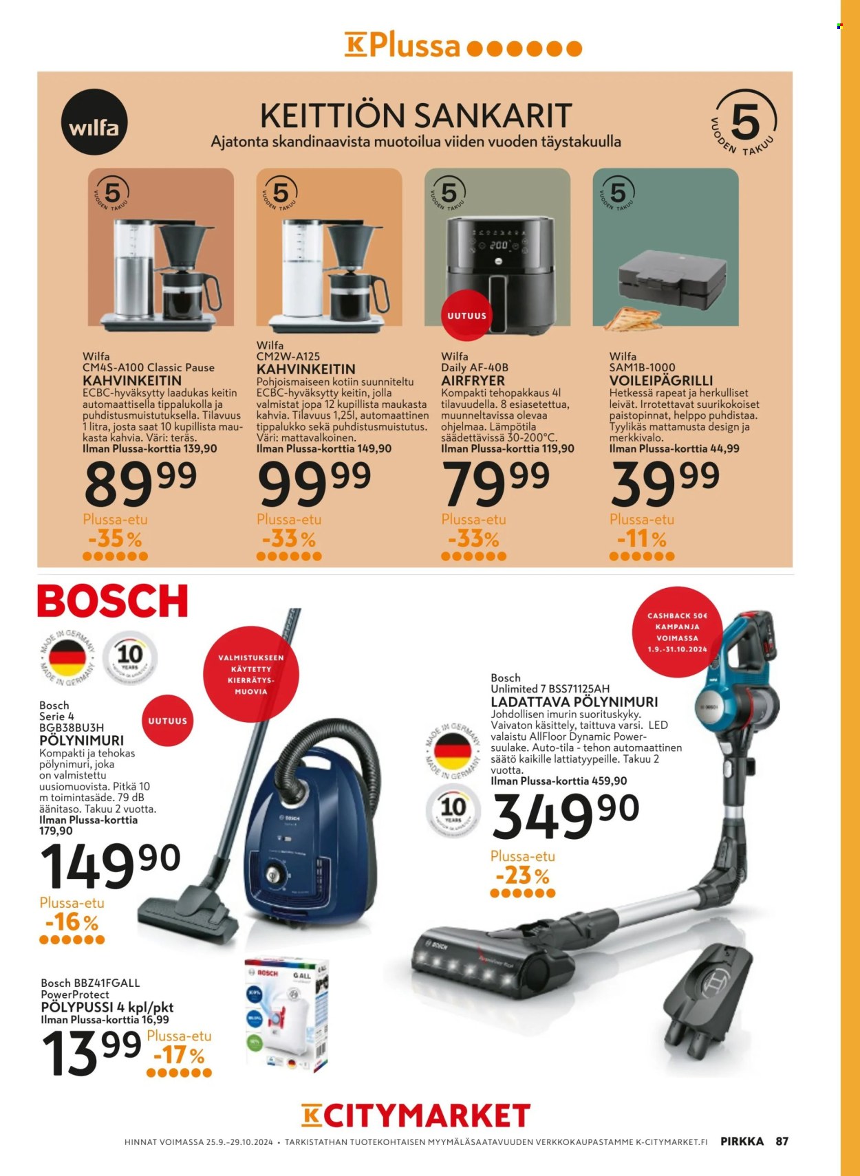 K-market tarjoukset - 25.09.2024 - 26.11.2024. Sivu 87