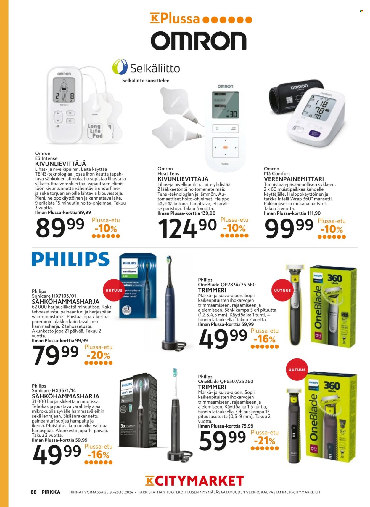 K-market tarjoukset - 25.09.2024 - 26.11.2024. Sivu 88