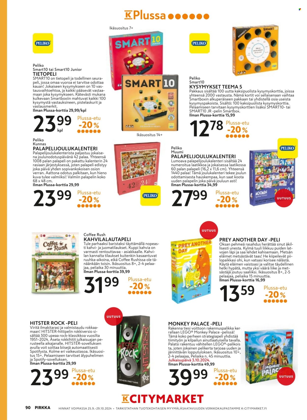 K-Supermarket tarjoukset - 25.09.2024 - 26.11.2024. Sivu 90