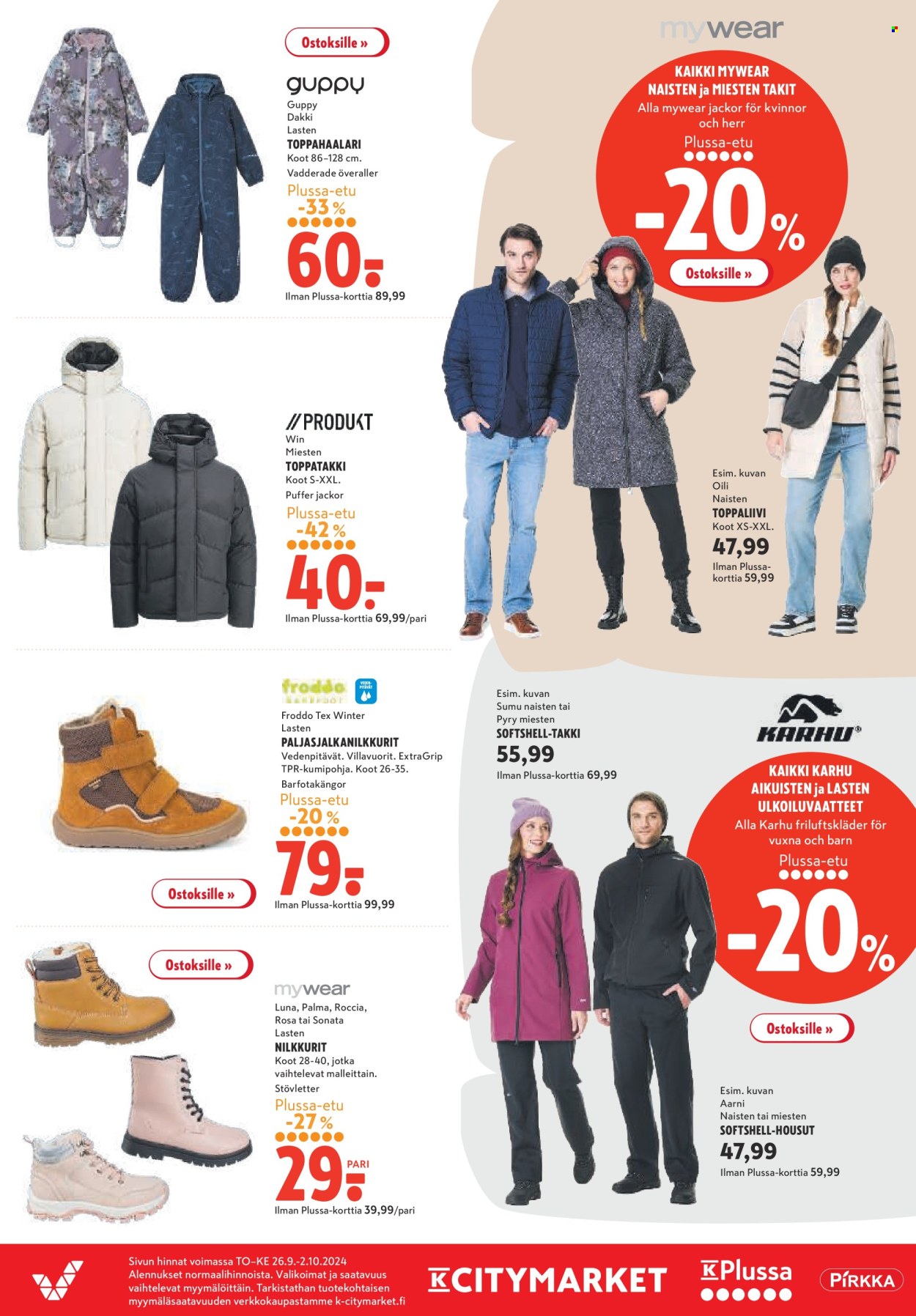 K-citymarket tarjoukset - 26.09.2024 - 02.10.2024. Sivu 20