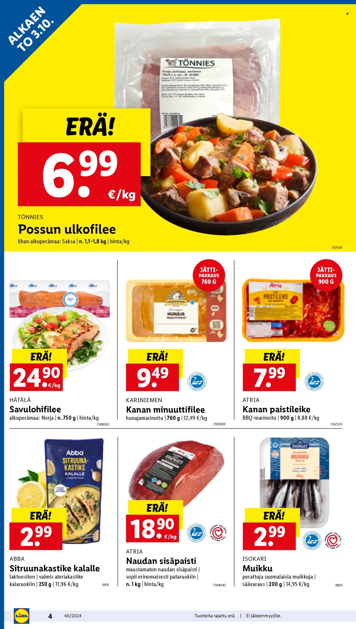 Lidl tarjoukset - 03.10.2024 - 09.10.2024. Sivu 4