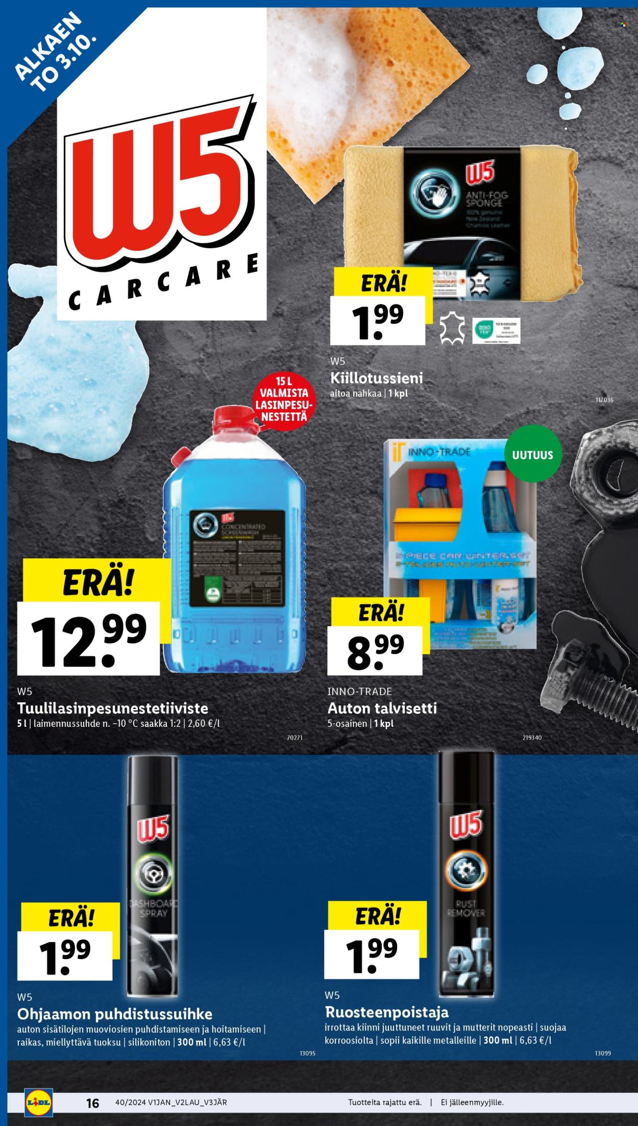 Lidl tarjoukset - 03.10.2024 - 09.10.2024. Sivu 16