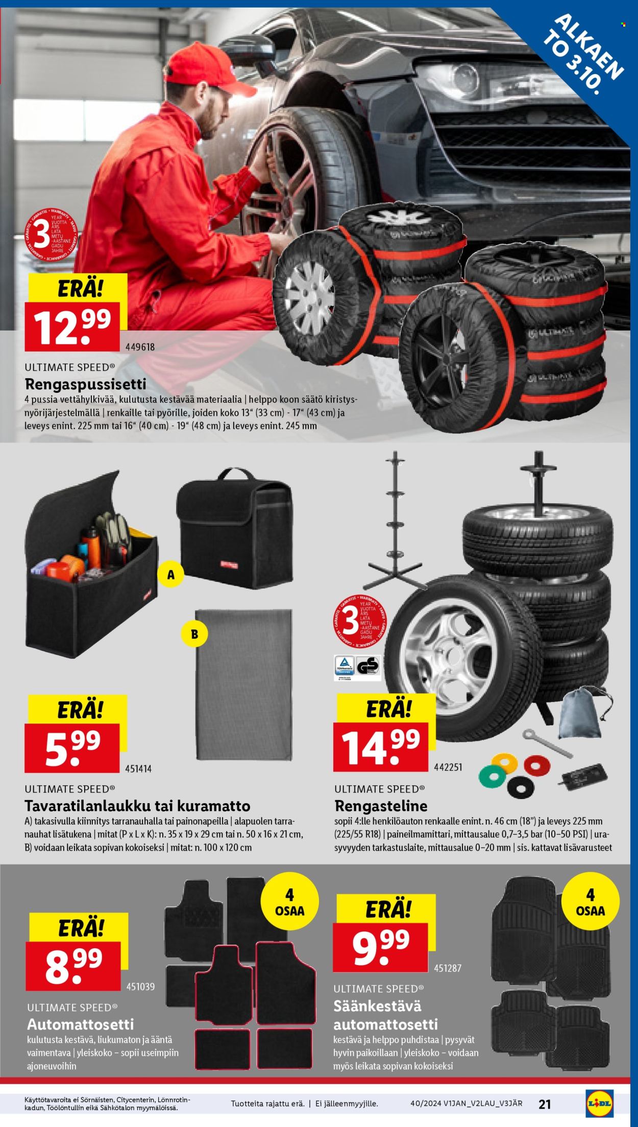 Lidl tarjoukset - 03.10.2024 - 09.10.2024. Sivu 21