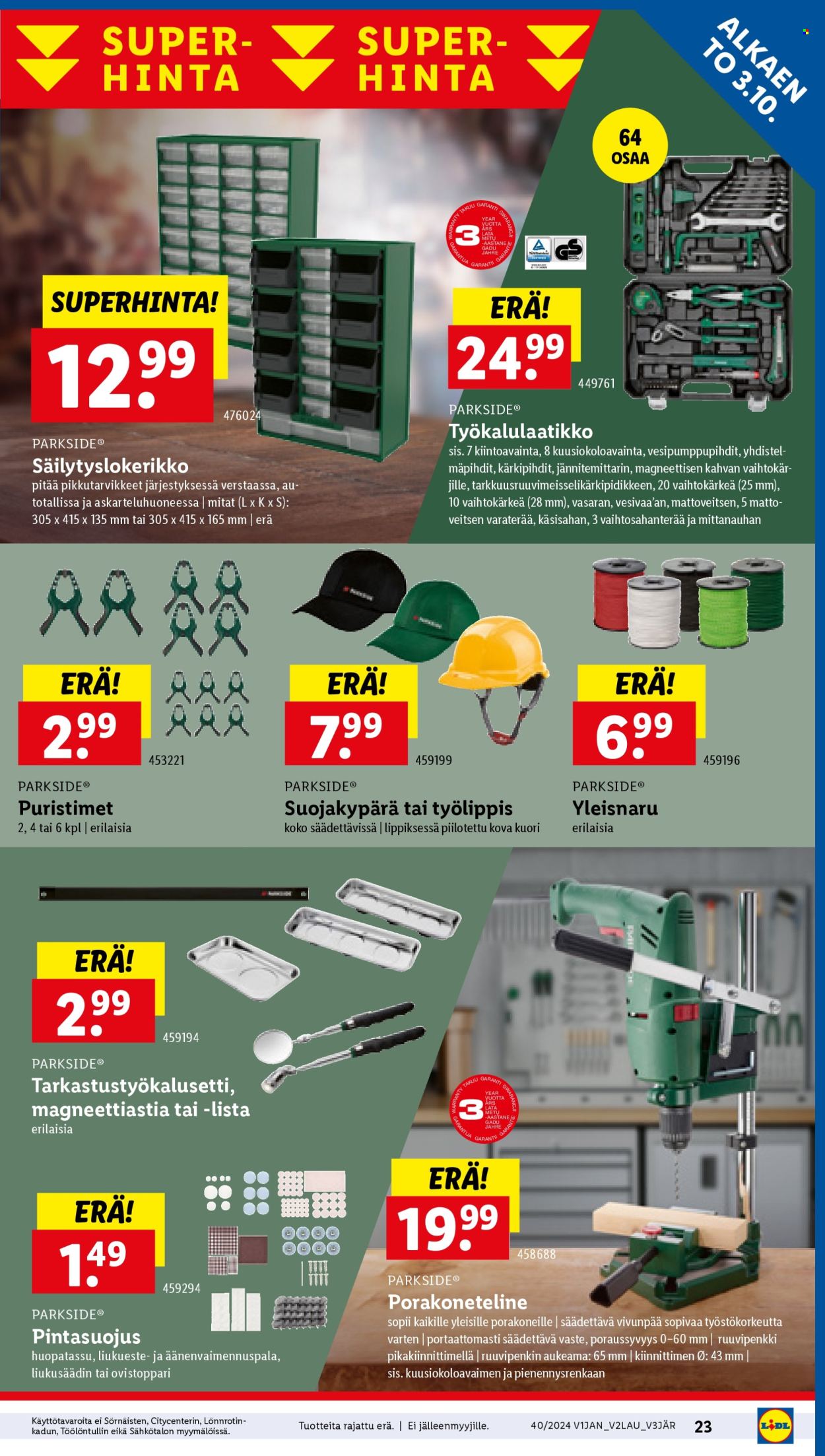 Lidl tarjoukset - 03.10.2024 - 09.10.2024. Sivu 23