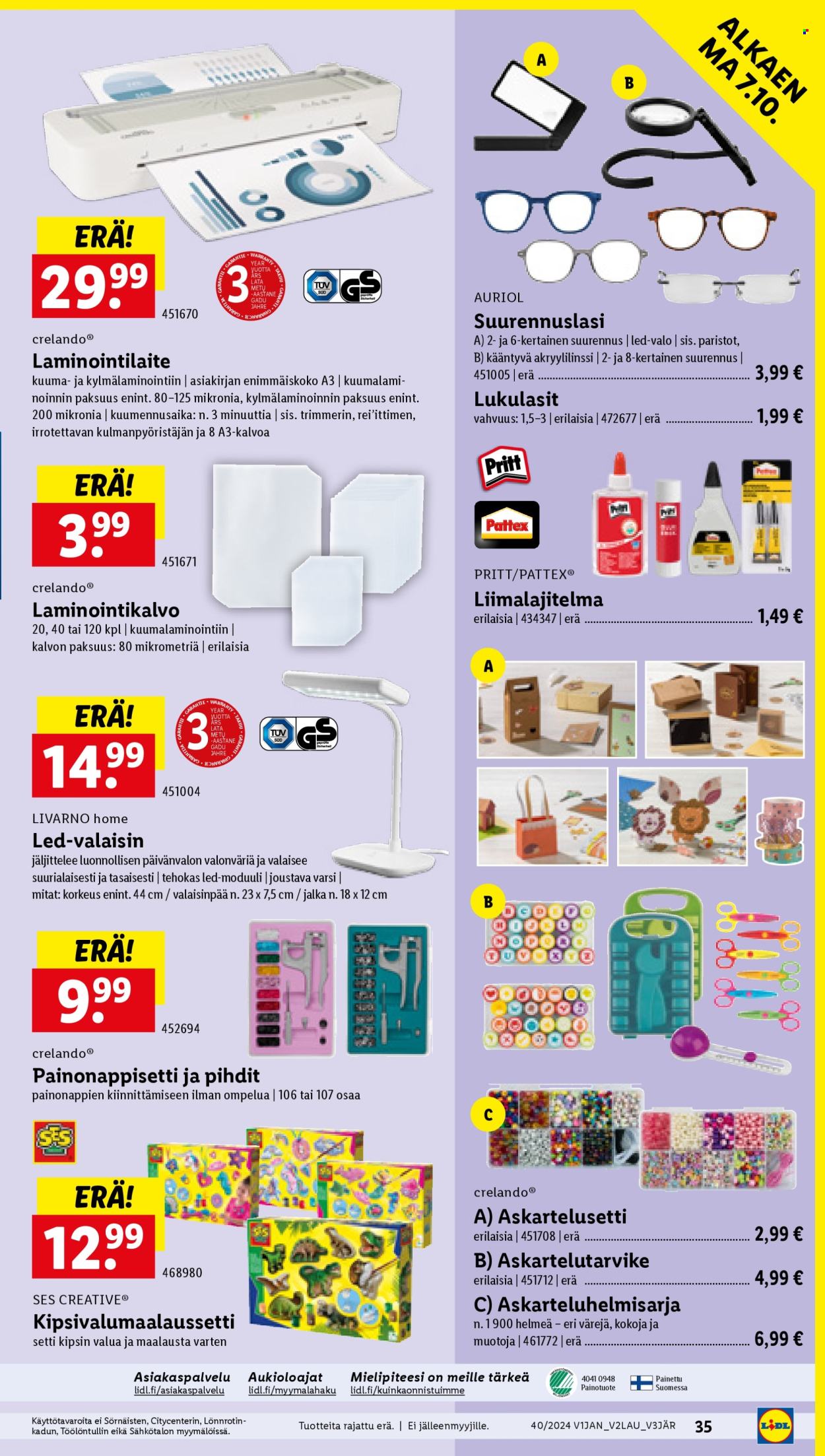 Lidl tarjoukset - 03.10.2024 - 09.10.2024. Sivu 37