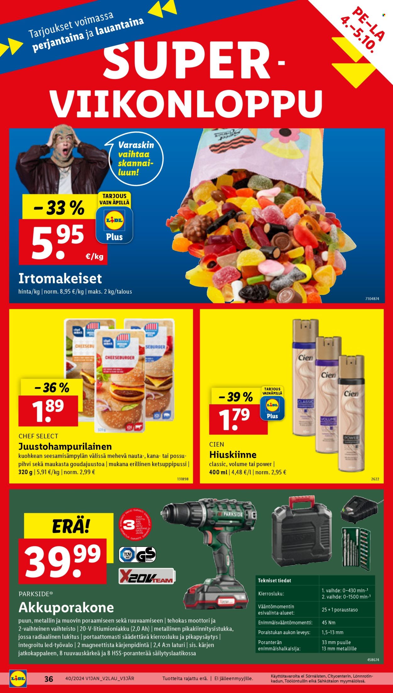 Lidl tarjoukset - 03.10.2024 - 09.10.2024. Sivu 38