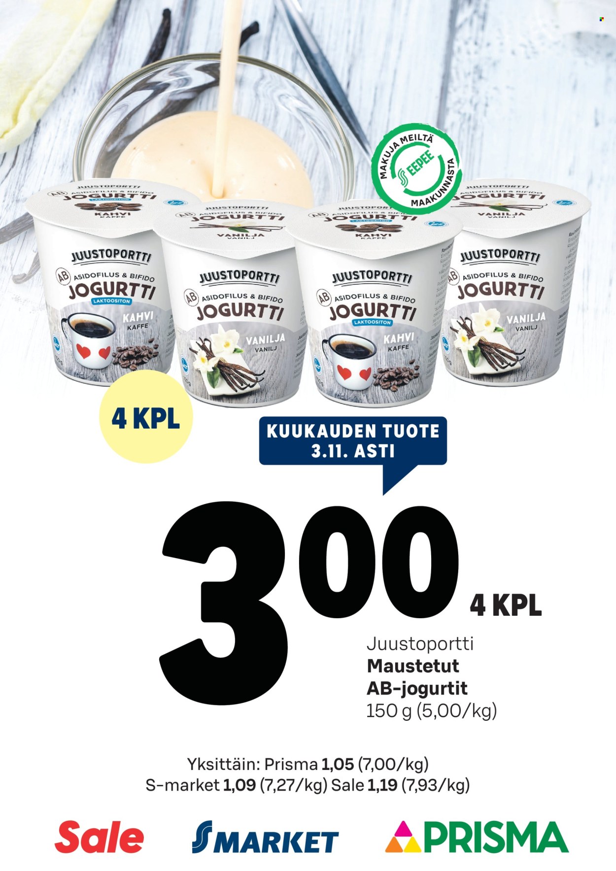 S-market tarjoukset - 30.09.2024 - 03.11.2024. Sivu 3