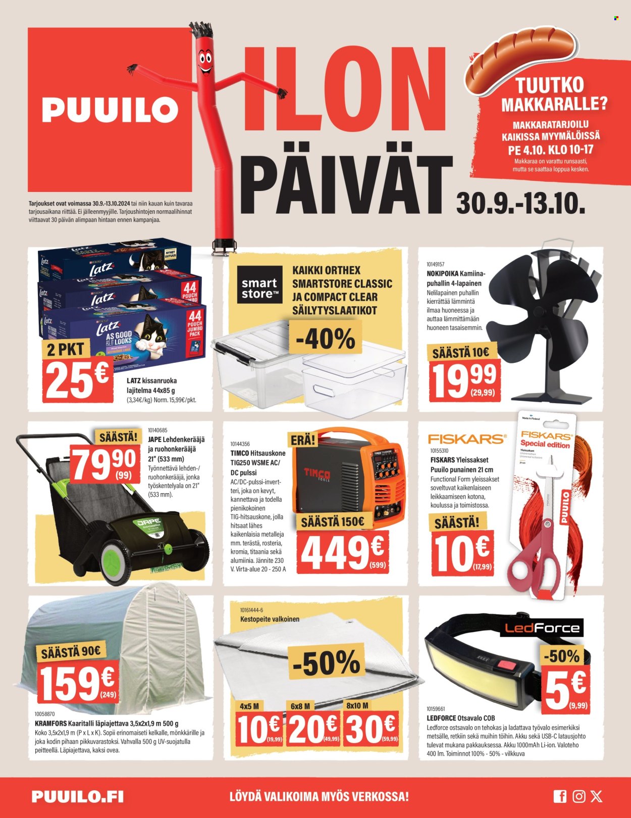 Puuilo tarjoukset - 30.09.2024 - 13.10.2024. Sivu 1