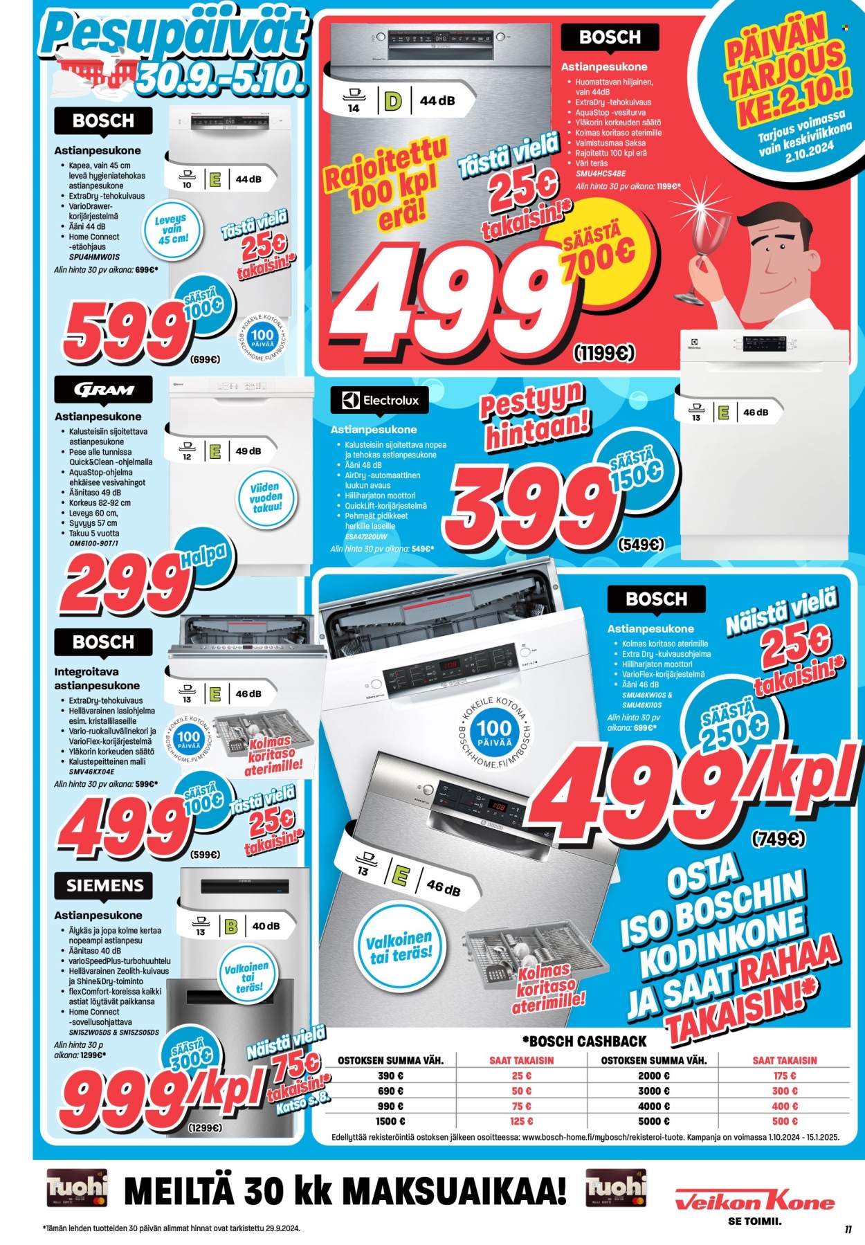 Veikon Kone tarjoukset - 30.09.2024 - 06.10.2024. Sivu 11