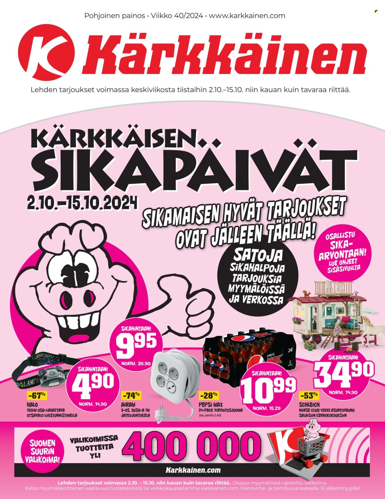 Kärkkäinen tarjoukset - 02.10.2024 - 15.10.2024. Sivu 1