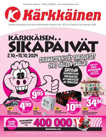 Kärkkäinen tarjoukset  - 02.10.2024 - 15.10.2024.