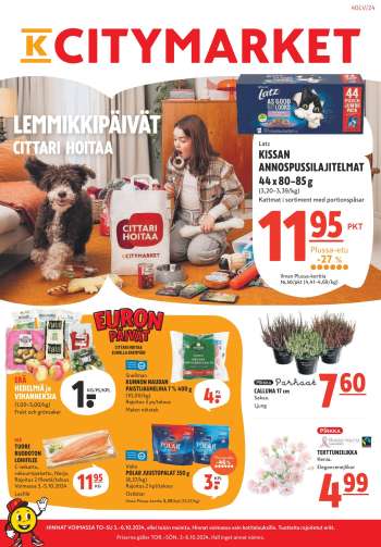 K-citymarket tarjoukset  - 03.10.2024 - 09.10.2024.