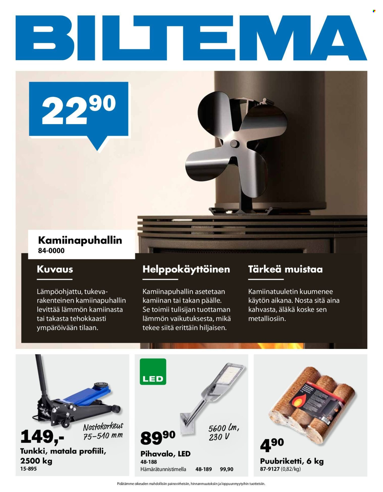 Biltema tarjoukset. Sivu 1