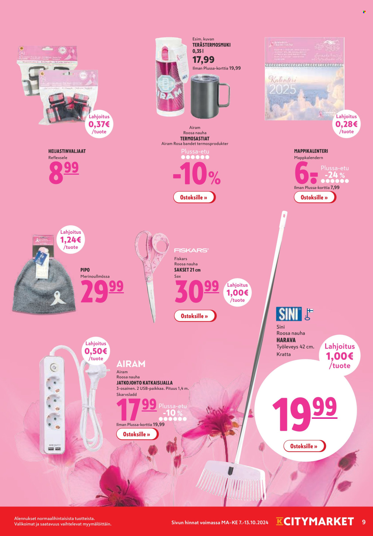 K-citymarket tarjoukset - 07.10.2024 - 13.10.2024. Sivu 9
