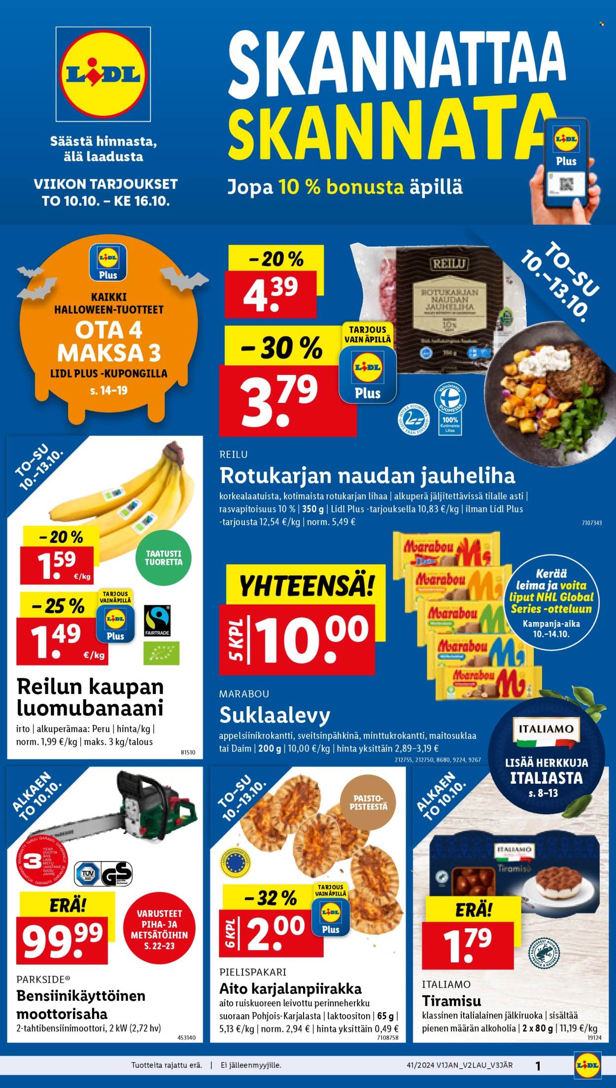 Lidl tarjoukset - 10.10.2024 - 16.10.2024. Sivu 1