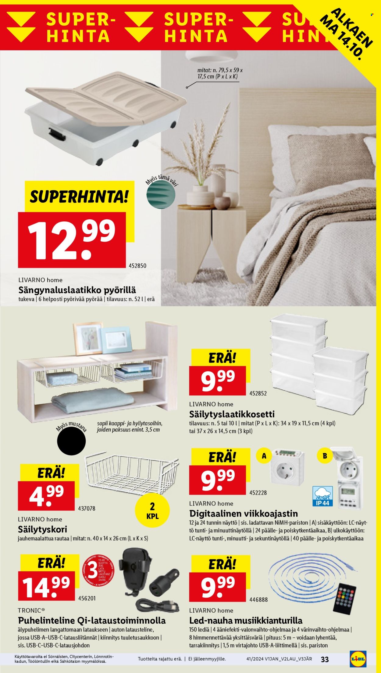 Lidl tarjoukset - 10.10.2024 - 16.10.2024. Sivu 35
