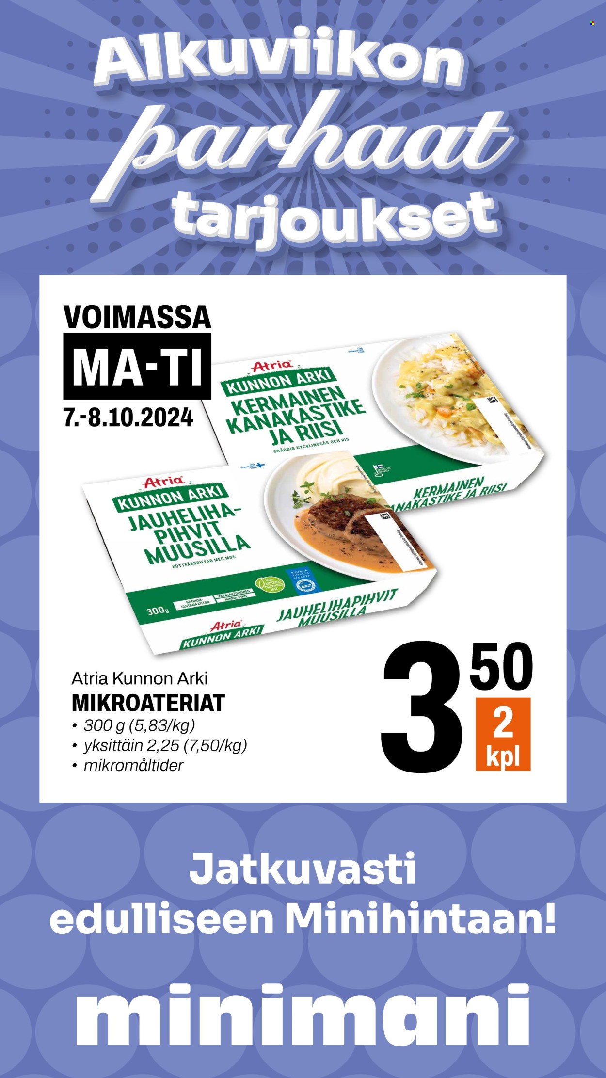Minimani tarjoukset - 07.10.2024 - 08.10.2024. Sivu 1