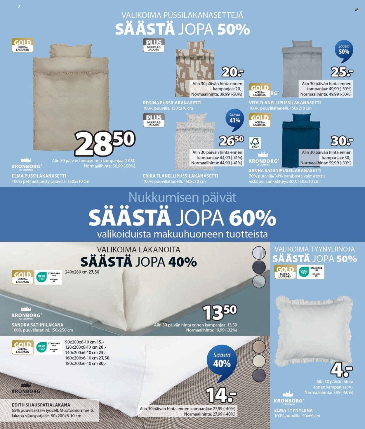 JYSK tarjoukset - 07.10.2024 - 20.10.2024. Sivu 3