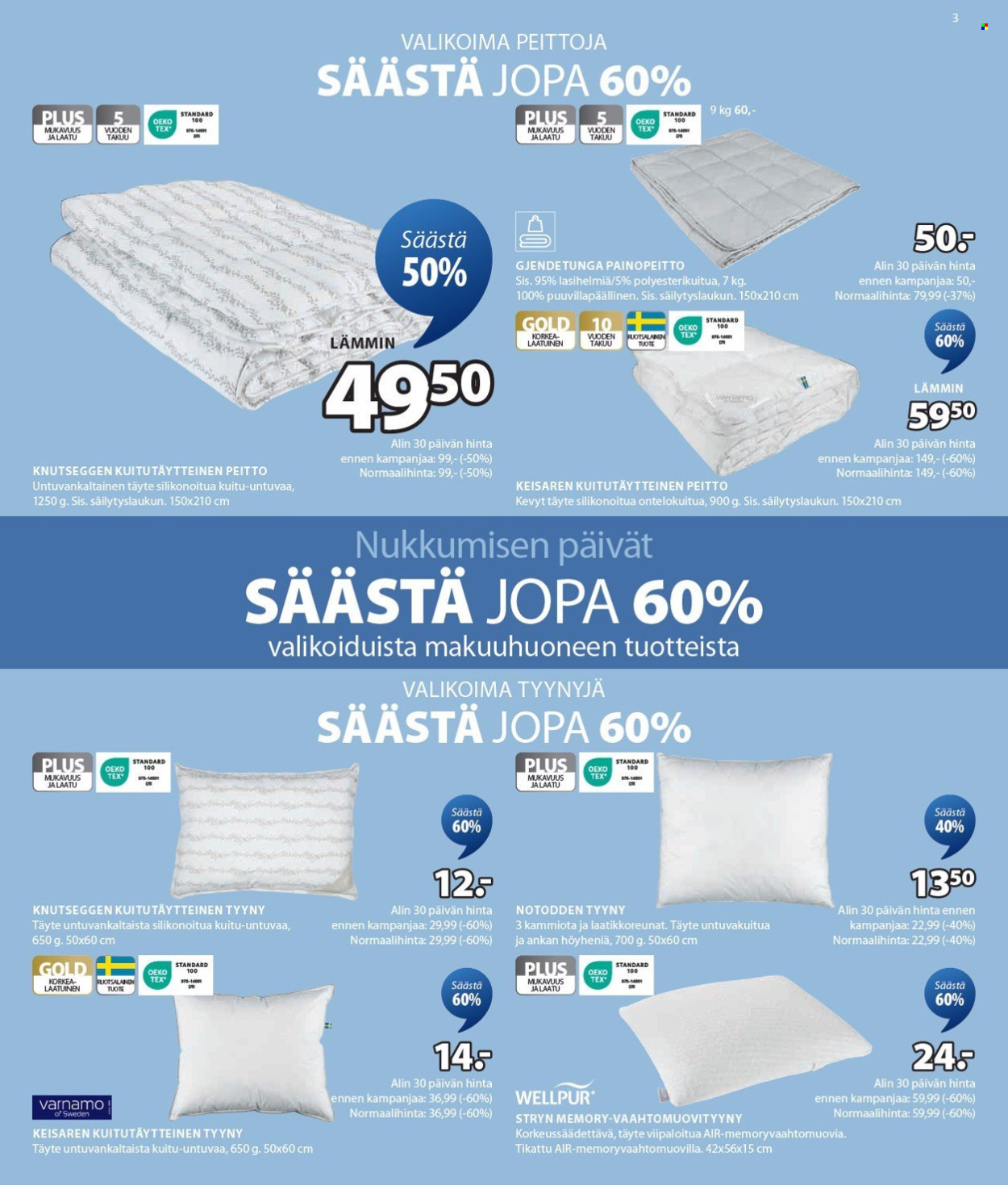 JYSK tarjoukset - 07.10.2024 - 20.10.2024. Sivu 4