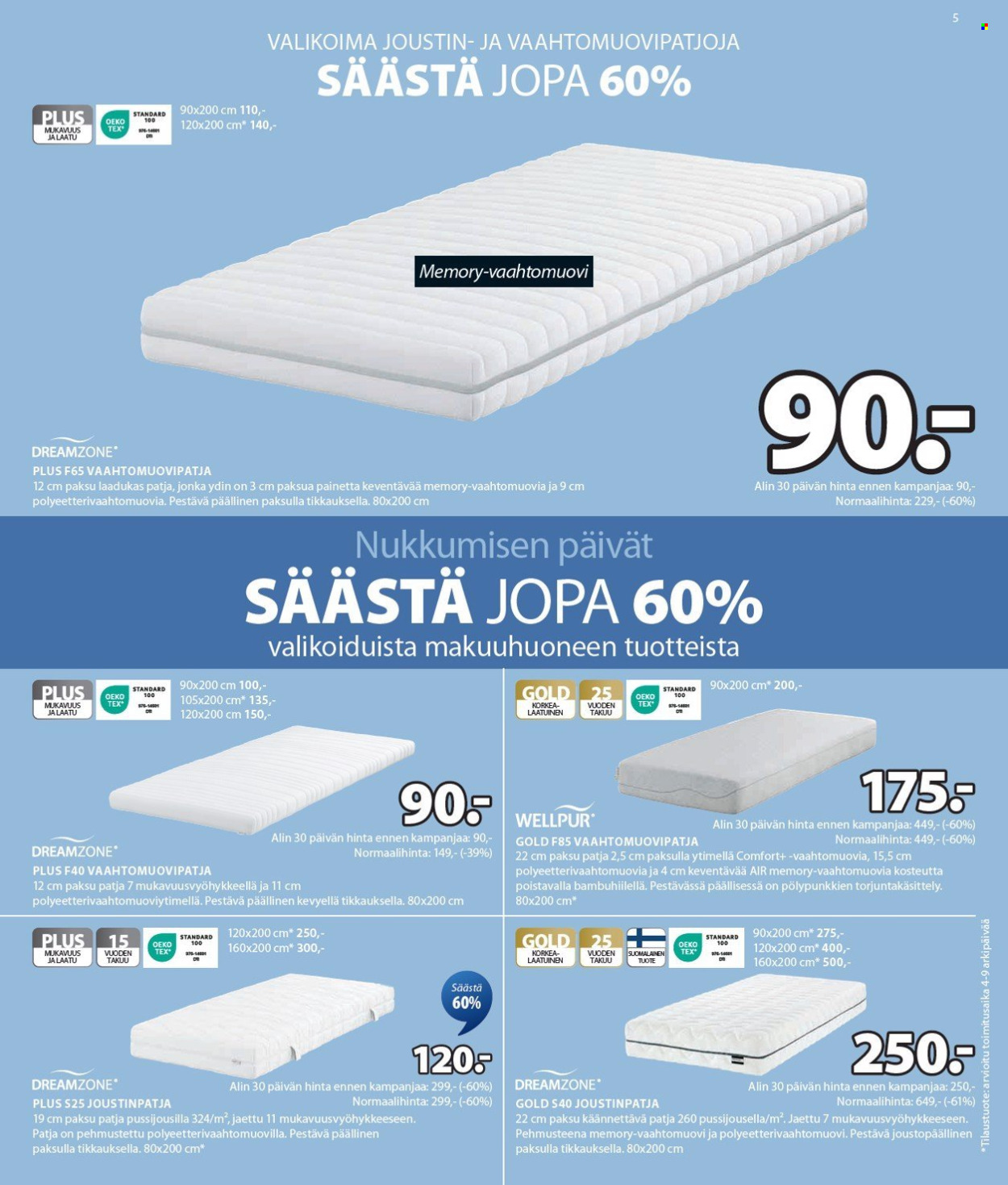JYSK tarjoukset - 07.10.2024 - 20.10.2024. Sivu 6