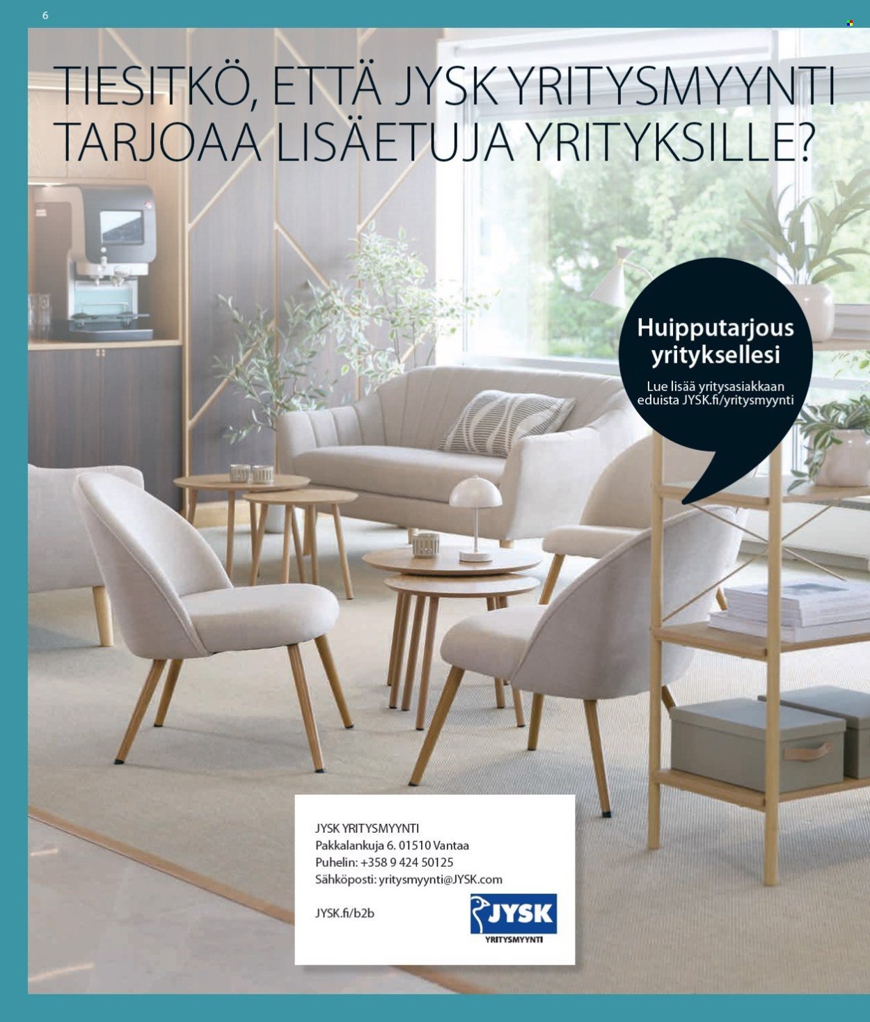 JYSK tarjoukset - 07.10.2024 - 20.10.2024. Sivu 7