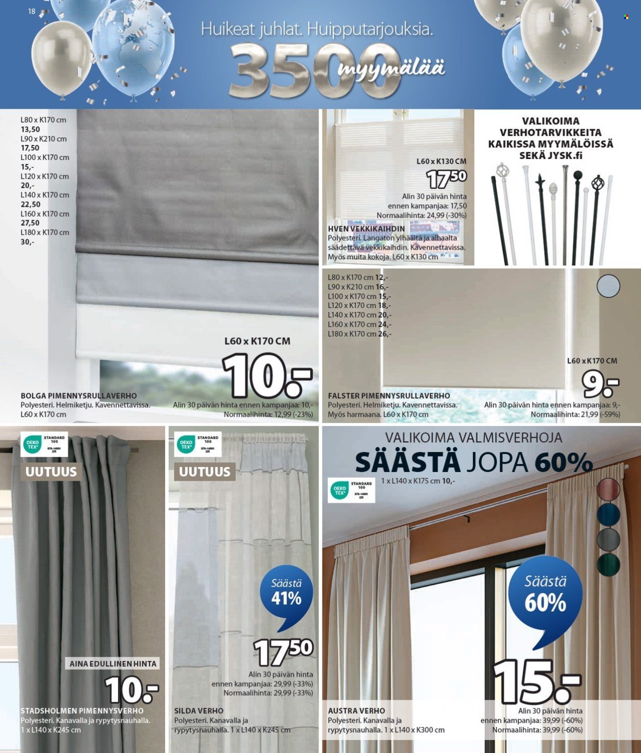 JYSK tarjoukset - 07.10.2024 - 20.10.2024. Sivu 19
