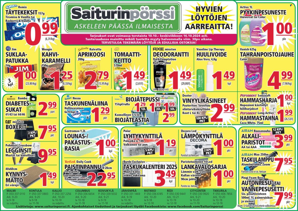 Saiturinpörssi tarjoukset - 10.10.2024 - 16.10.2024. Sivu 1