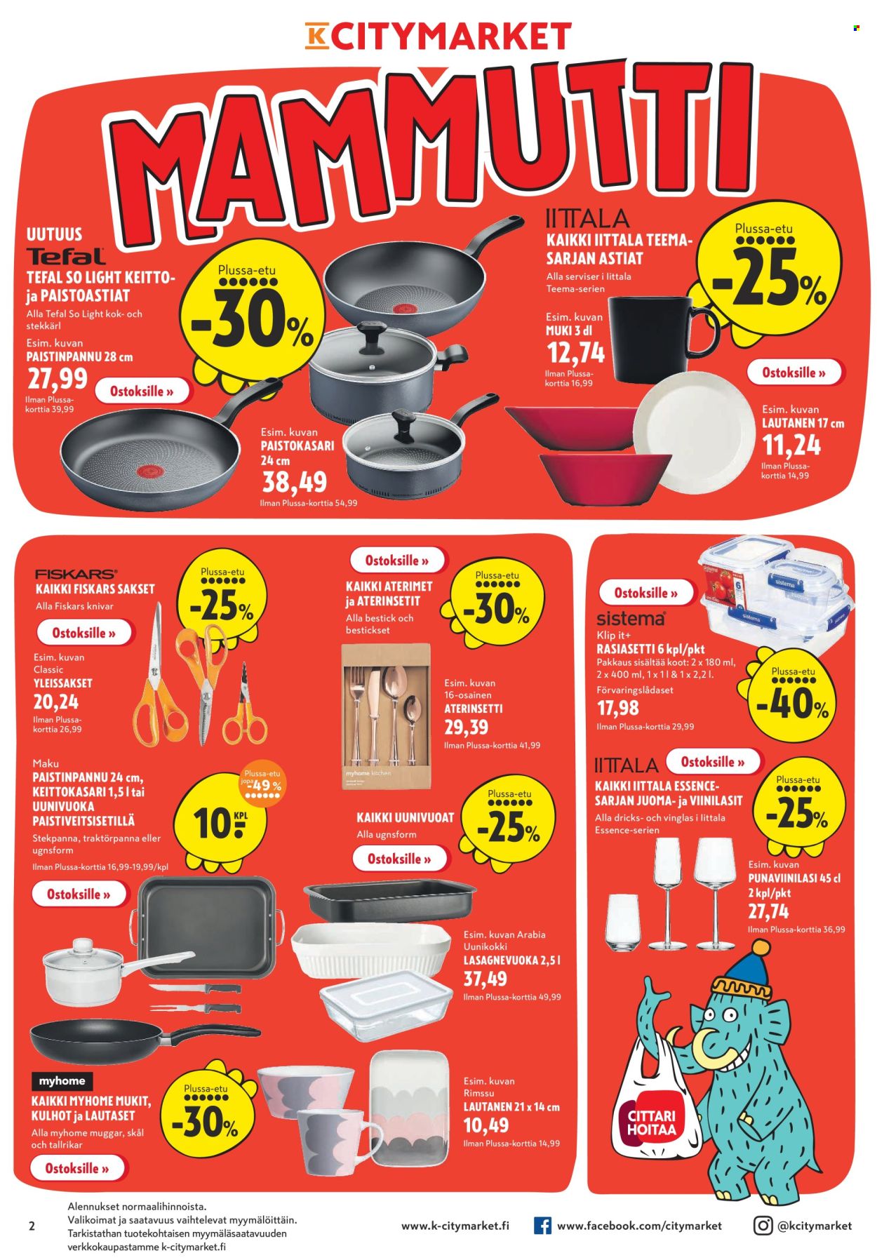 K-citymarket tarjoukset - 10.10.2024 - 20.10.2024. Sivu 2