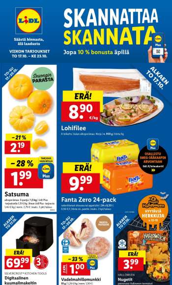 Lidl tarjoukset  - 17.10.2024 - 23.10.2024.