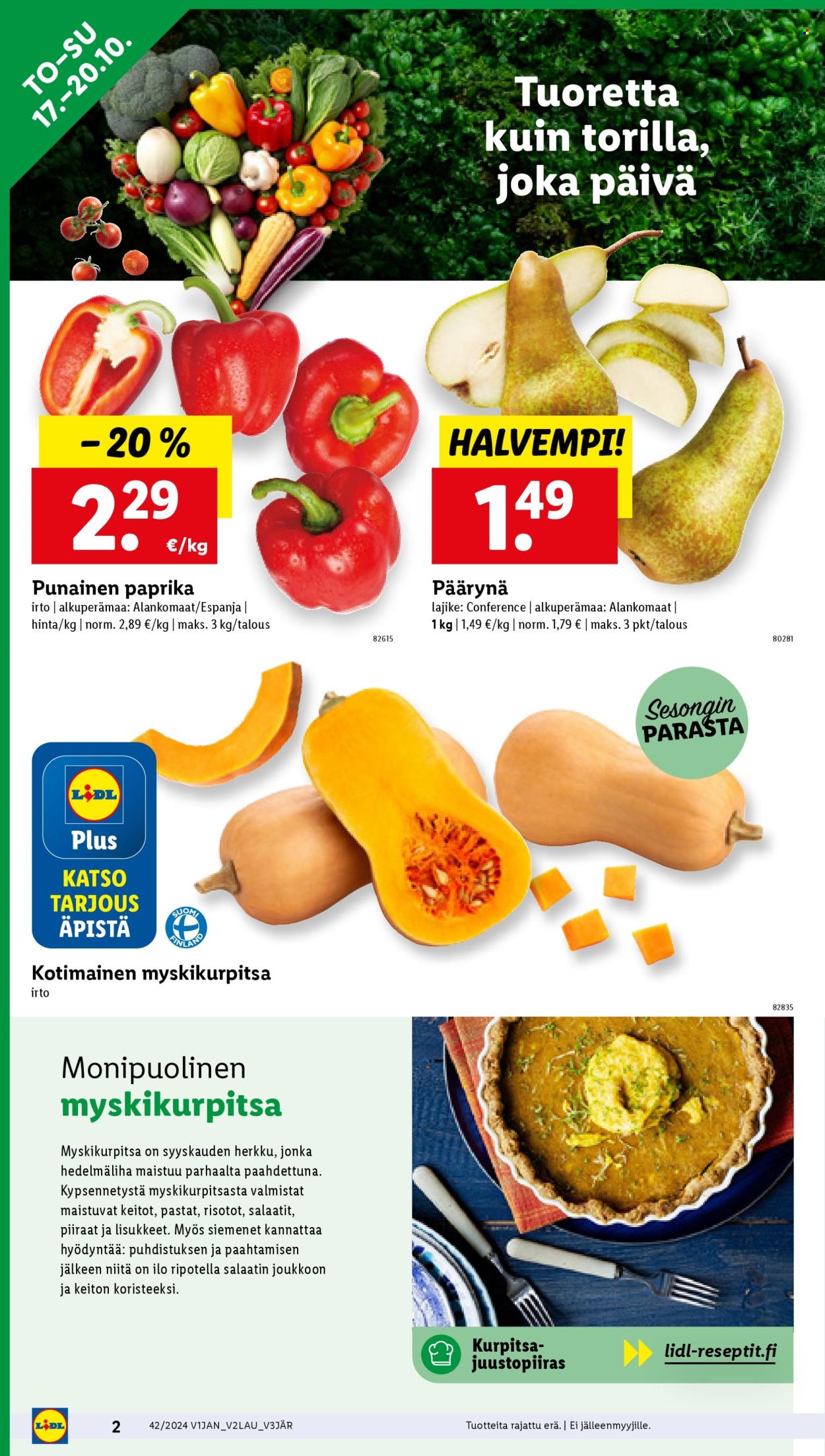 Lidl tarjoukset - 17.10.2024 - 23.10.2024. Sivu 4