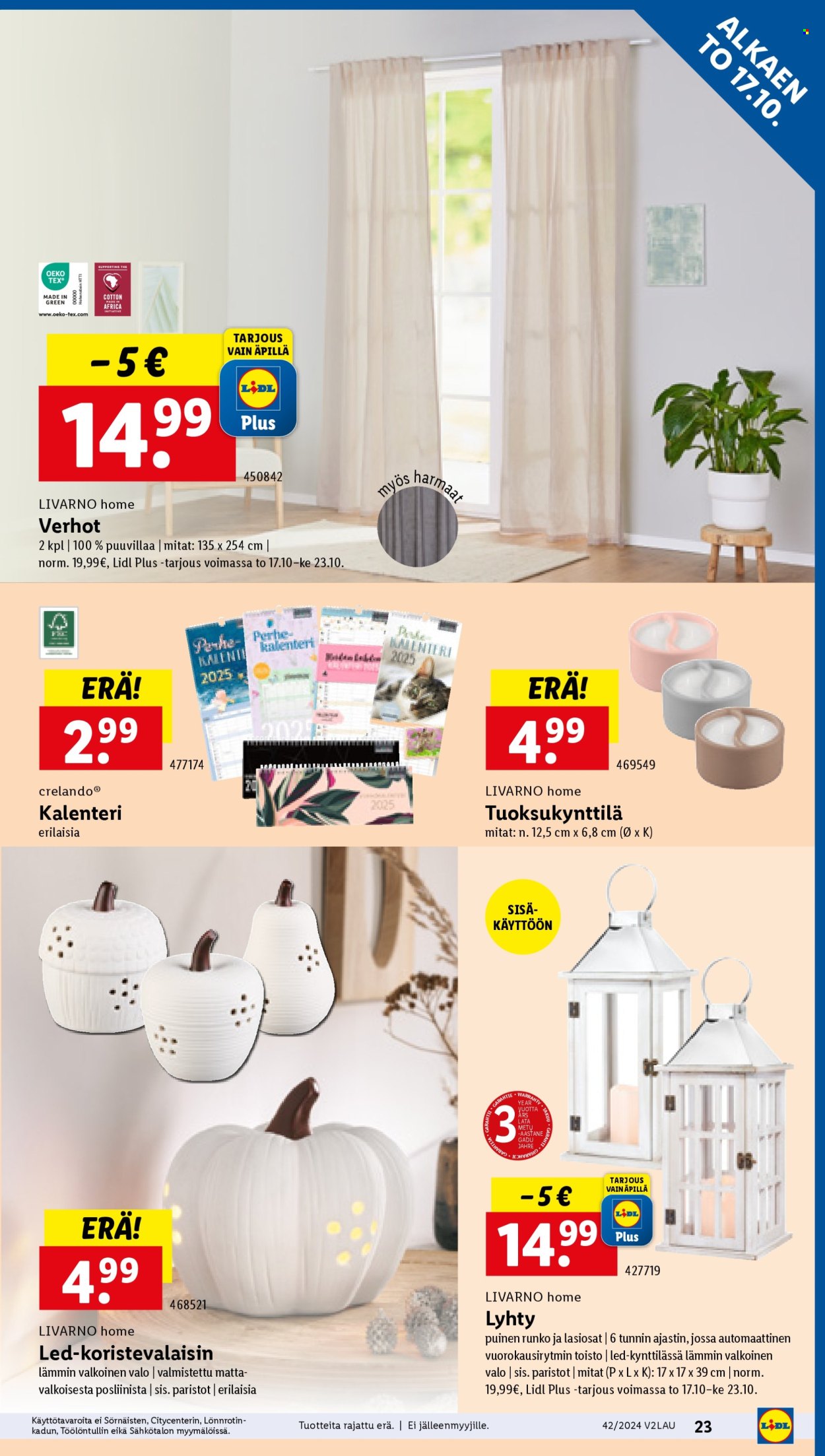 Lidl tarjoukset - 17.10.2024 - 23.10.2024. Sivu 25