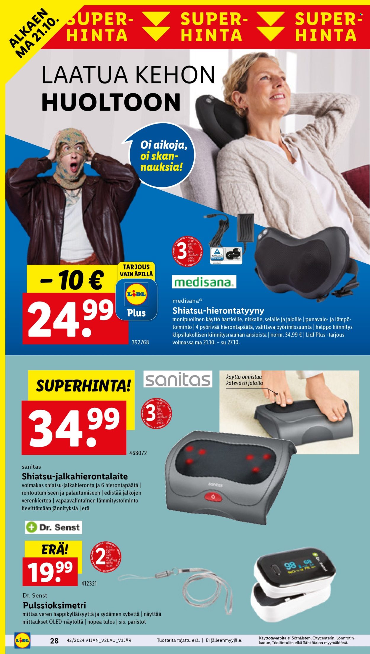 Lidl tarjoukset - 17.10.2024 - 23.10.2024. Sivu 32
