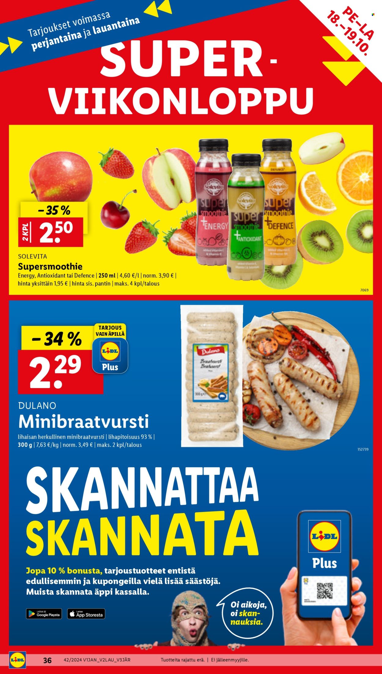 Lidl tarjoukset - 17.10.2024 - 23.10.2024. Sivu 40