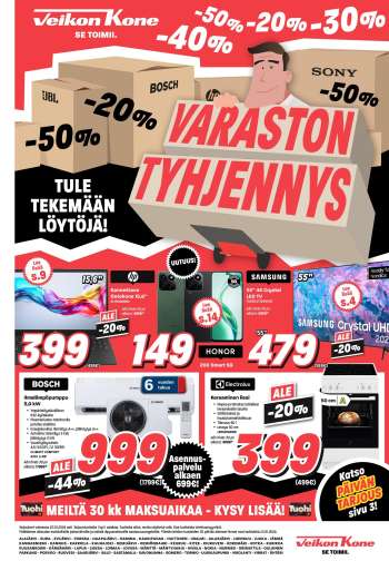 Veikon Kone tarjoukset  - 14.10.2024 - 20.10.2024.