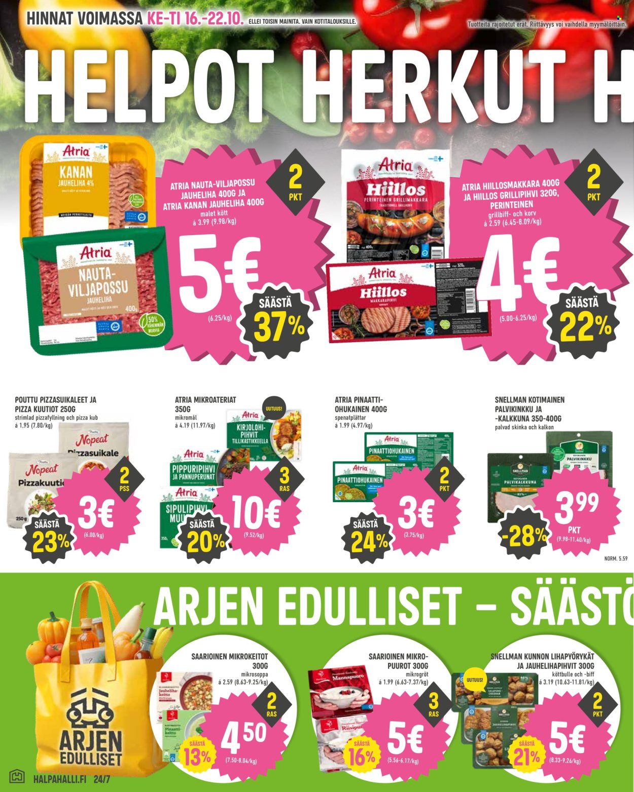 HalpaHalli tarjoukset - 16.10.2024 - 22.10.2024. Sivu 4