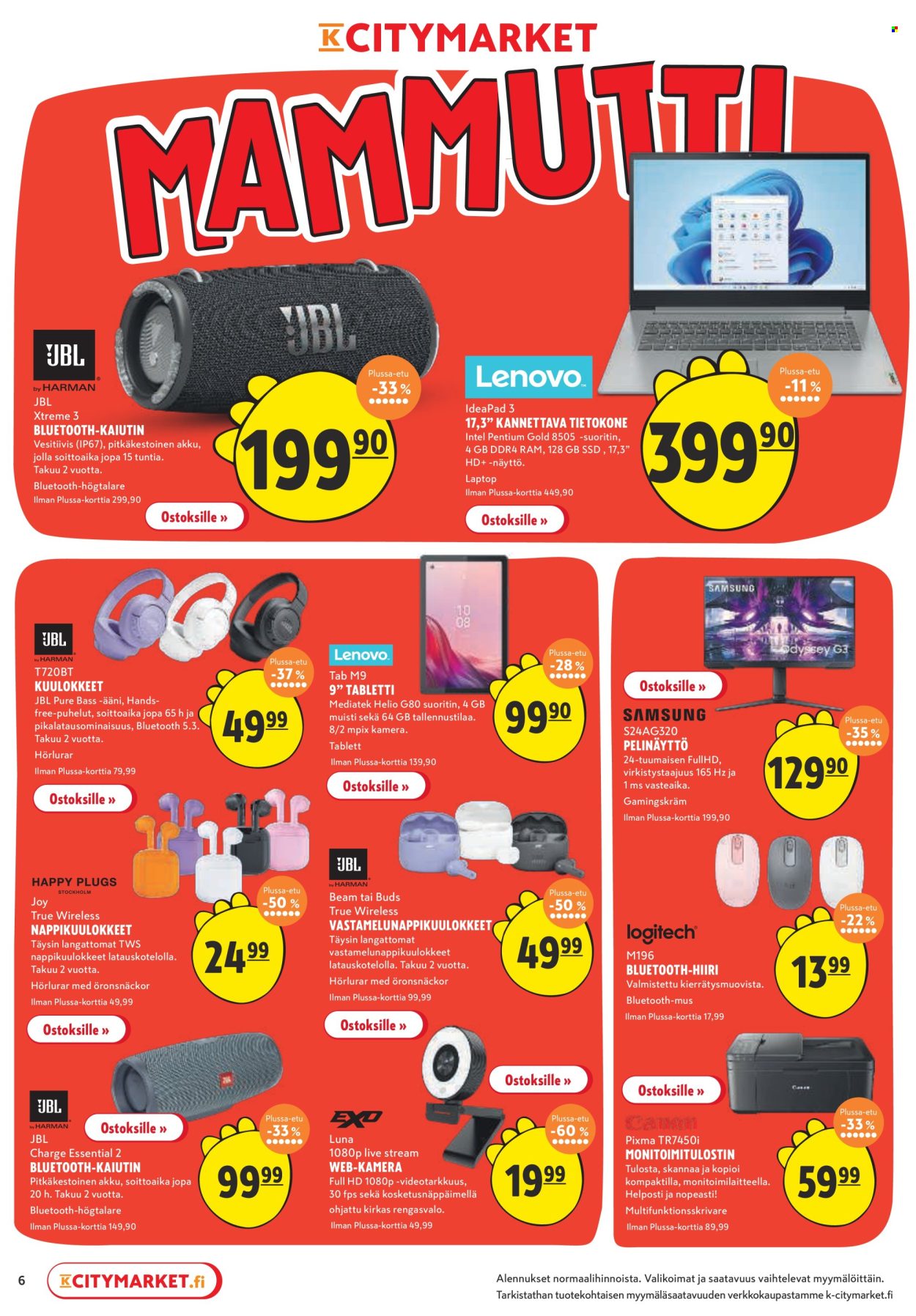 K-citymarket tarjoukset - 17.10.2024 - 20.10.2024. Sivu 6