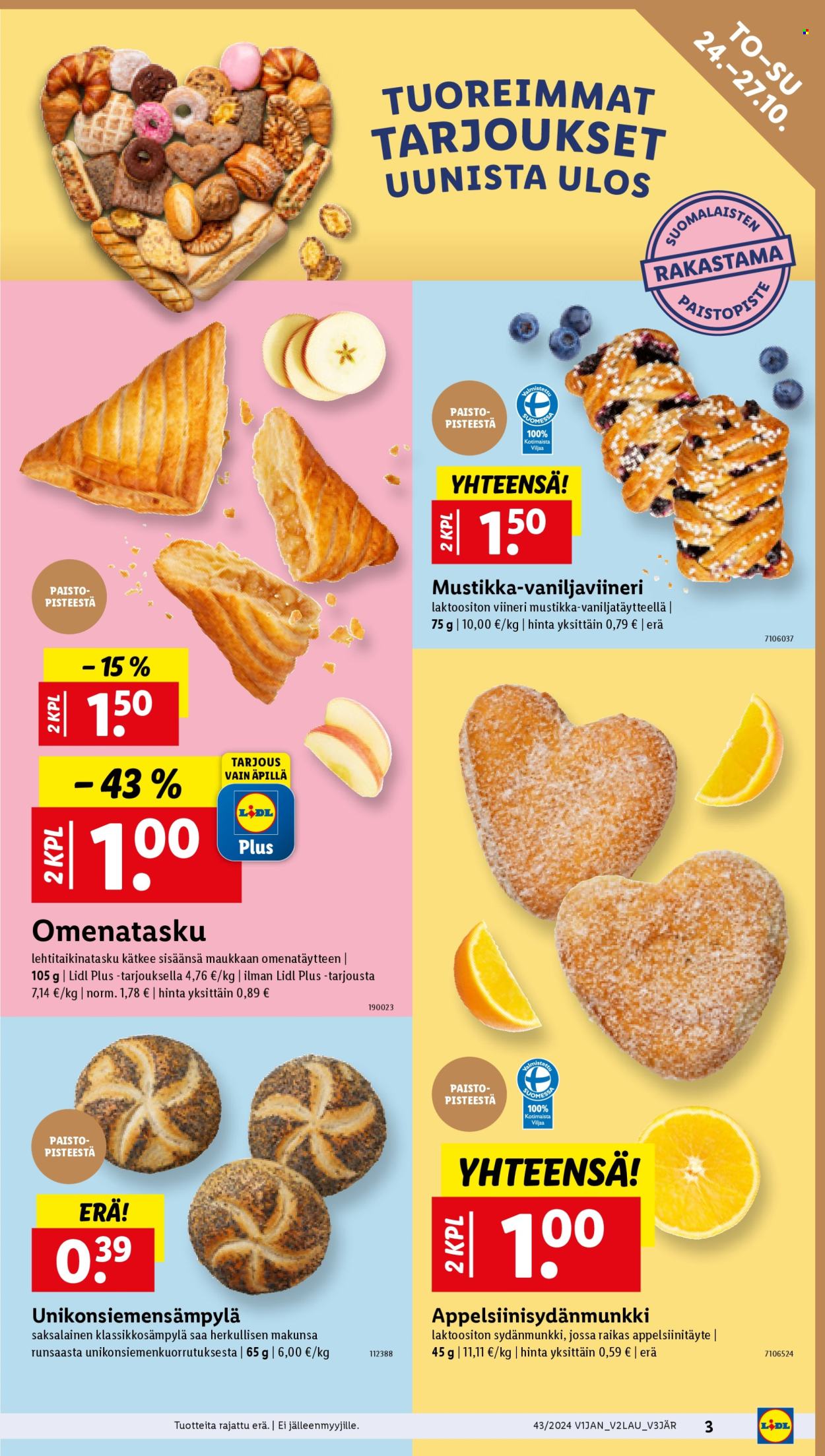 Lidl tarjoukset - 24.10.2024 - 30.10.2024. Sivu 5