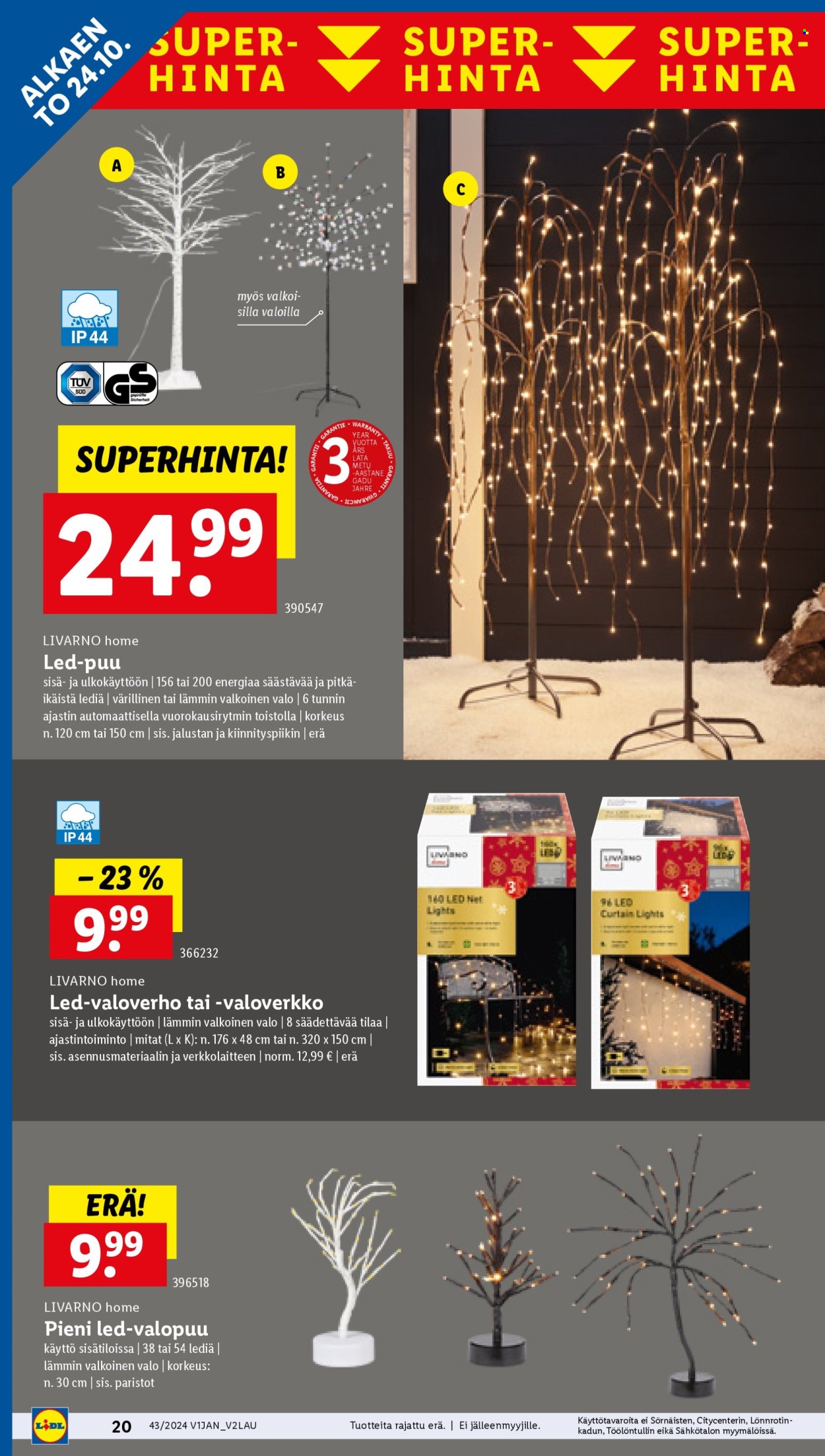 Lidl tarjoukset - 24.10.2024 - 30.10.2024. Sivu 22