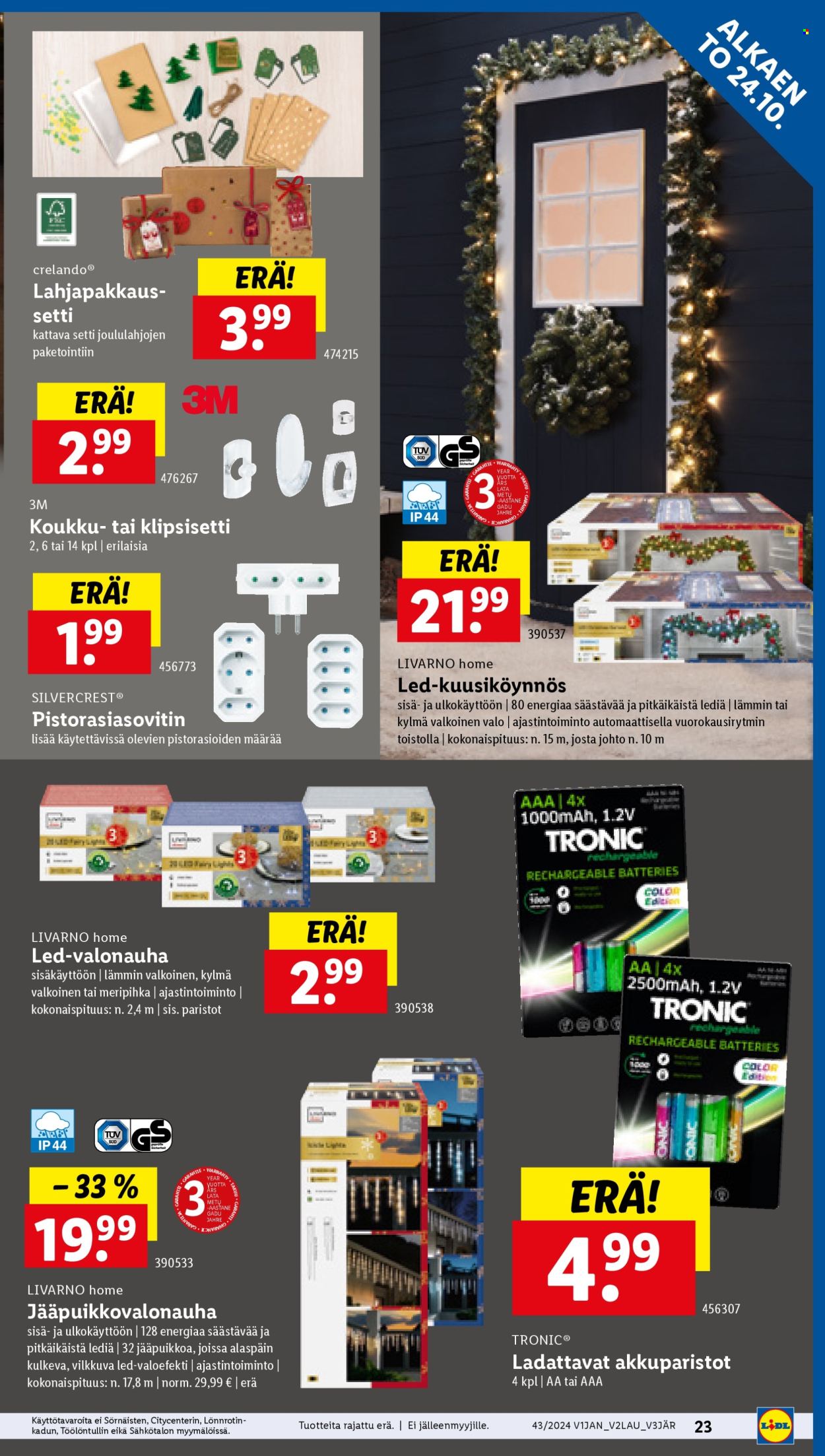 Lidl tarjoukset - 24.10.2024 - 30.10.2024. Sivu 25