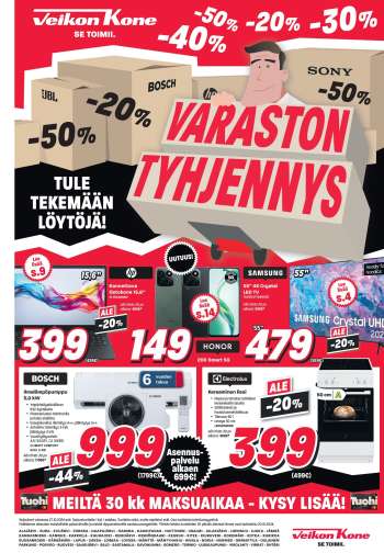 Veikon Kone tarjoukset  - 21.10.2024 - 27.10.2024.