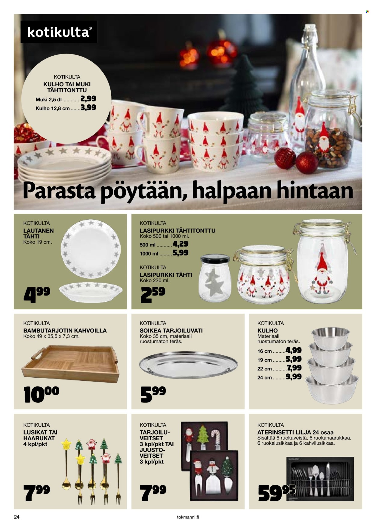 Tokmanni tarjoukset - 23.10.2024 - 24.12.2024. Sivu 24